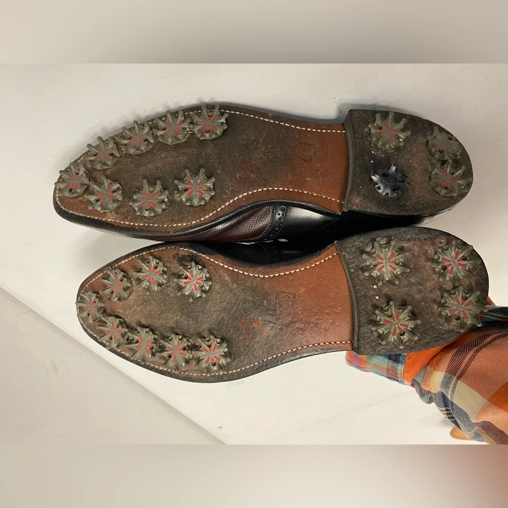 JOHNSTON & MURPHY ARISTOCRAFT Made in USA Vintage Saddle Golf Shoe Size‎ 11